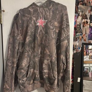 LONELY GHOST Camouflage Hoodie